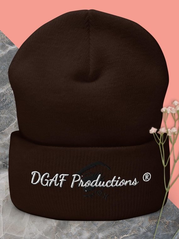 DGAF Productions ® | Embroidered Cuffed Beanie
