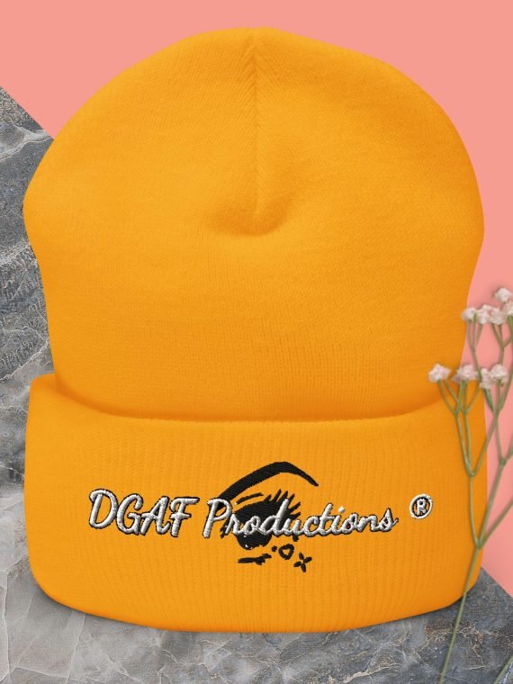 DGAF Productions ® | Embroidered Cuffed Beanie
