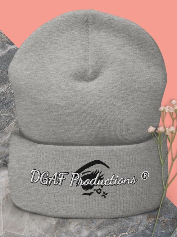 DGAF Productions ® | Embroidered Cuffed Beanie