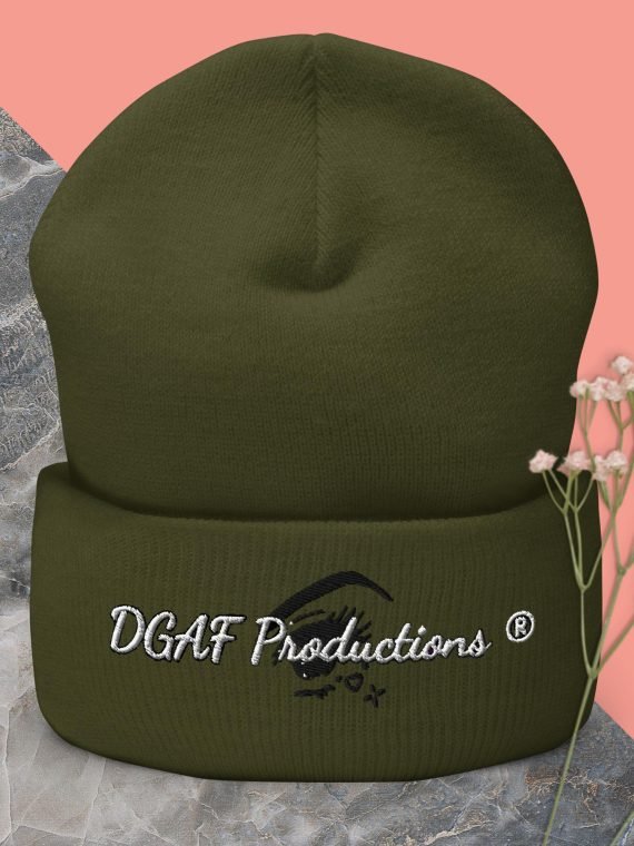 DGAF Productions ® | Embroidered Cuffed Beanie