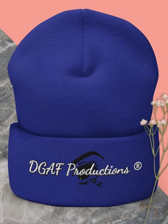 DGAF Productions ® | Embroidered Cuffed Beanie