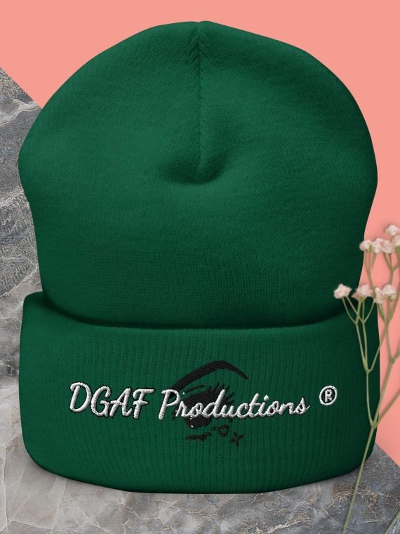 DGAF Productions ® | Embroidered Cuffed Beanie